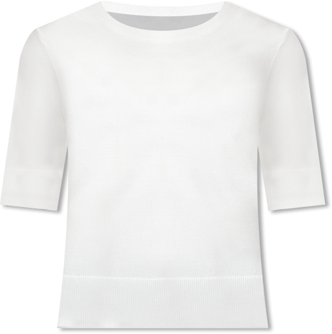 Women's Elbow Sleeve Crewneck Sweater