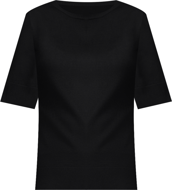 Women's Elbow Sleeve Crewneck Sweater