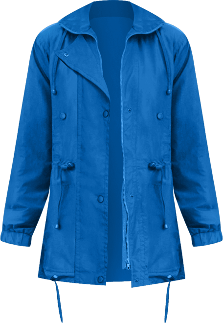 Plus Size Fleece-Lined Taslon Anorak