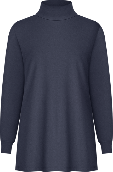 Plus Size Within Perfect Long-Sleeve Turtleneck Tee