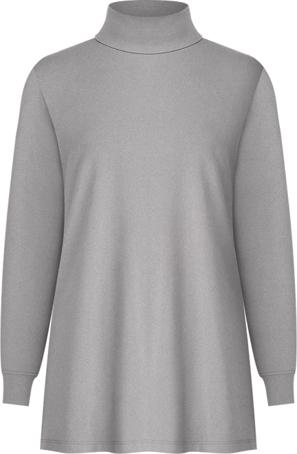 Plus Size Within Perfect Long-Sleeve Turtleneck Tee