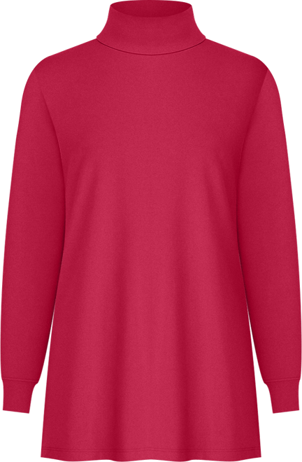 Plus Size Within Perfect Long-Sleeve Turtleneck Tee