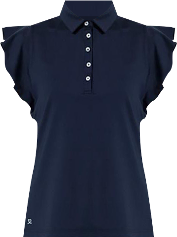 Luxe Womens Sleeveless Golf Polo