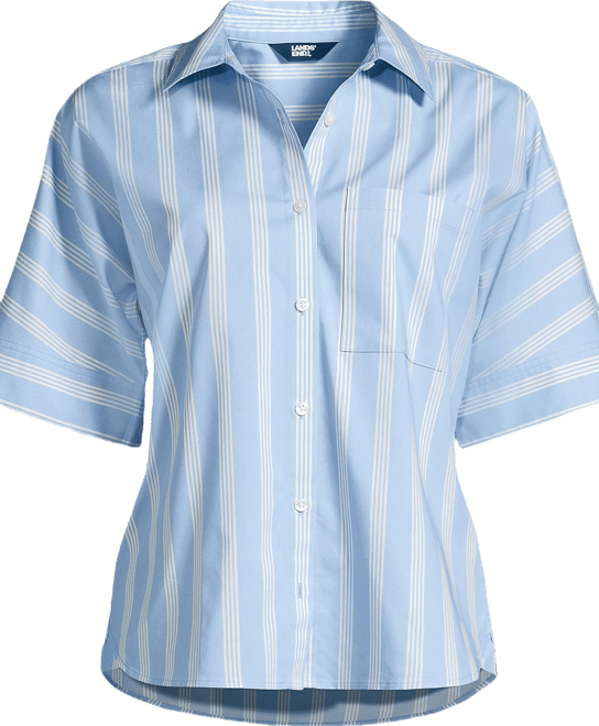 Women's Cooling Elbow Sleeve Button Front Shirt