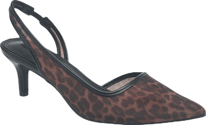 Ladies Quest Slingback Kitten Heel
