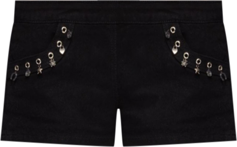 Women's Charm & Grommet Denim Shorts