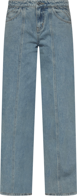 Women's Stitch & Pleat Low Rise Jeans