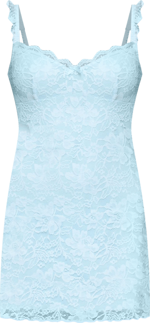 Womens Stephanie Lace Mini Dress