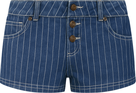 Women's Hanson Pinstripe Denim Shorts