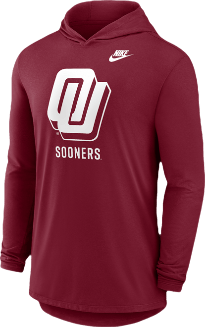 Oklahoma Legacy Men's Nike Dri-FIT College Long-Sleeve Hooded T-Shirt