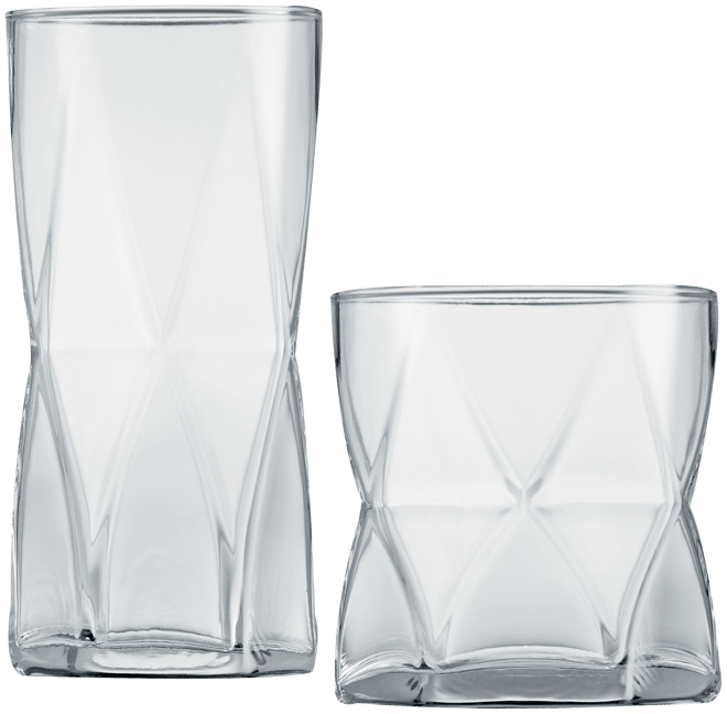 Berkley Jensen Glass Drinkware Set - 16 ct
