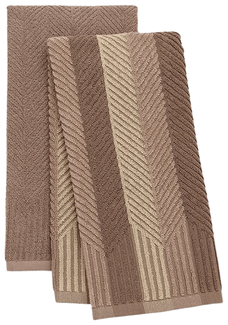 Shells Robin's Egg Waffle Weave Kitchen Towel