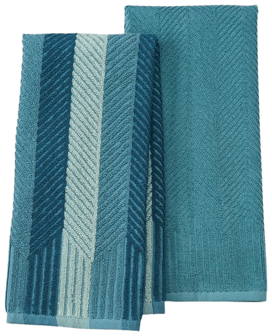 Go With The Flow Design Flour Sack Towel (Teal or Blue) – KatCo