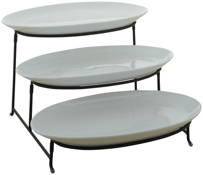 3 tier plate server new arrivals