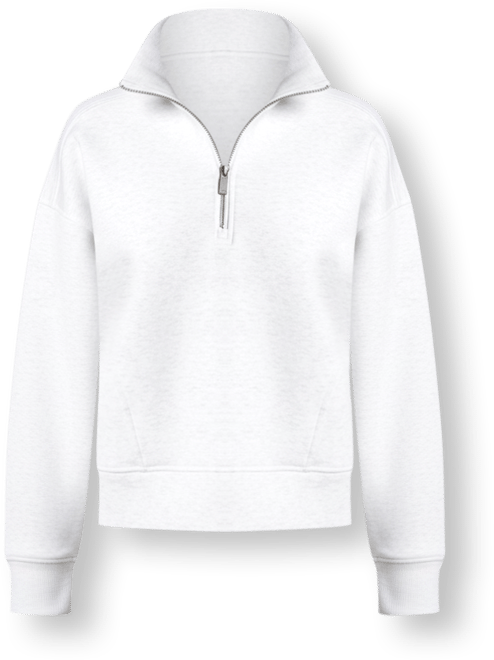 CALIA Women's Soft Scuba Mock Neck 1/4 Zip