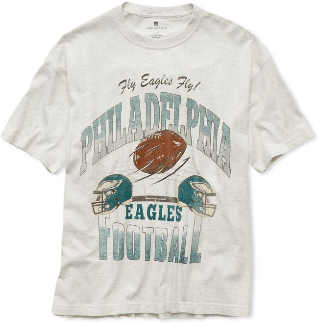 NFL Boxy Philadelphia Eagles Graphic T-Shirt | AE
