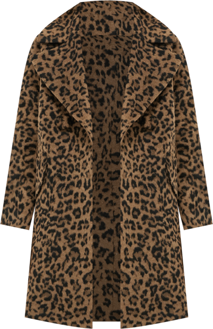 Leopard Brushed Wool Meg Mini Skirt