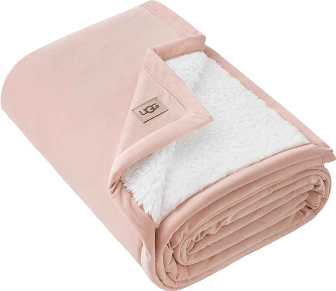 Plush to Faux-Fur Throw, 50" x 70"