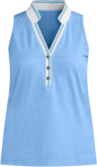Women's Linen Streak Golf Tank