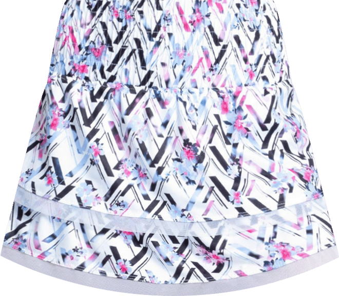 Women's High Waist Wild Bloom 13.5 Inch Tennis Skirt