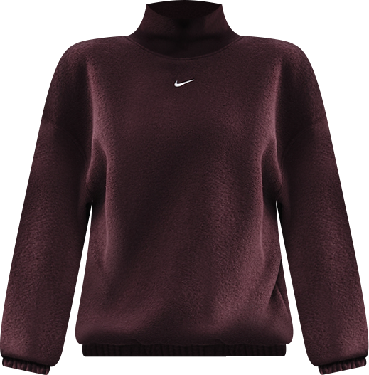 Nike Sportswear Phoenix Plush Women's Cozy Fleece Oversized Mock-Neck Top
