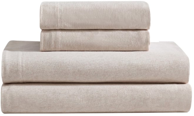 Modern Cotton Melange Tencel Jersey 4-Pc. Sheet Set, Queen