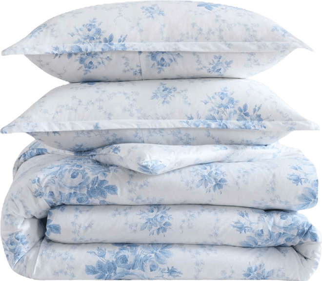 Sophia Cotton 2-Pc. Duvet Cover Set, Twin