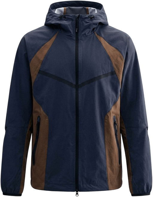 Nike Tech Men's Dri-FIT Woven Color-Block Windrunner Loose Jacket