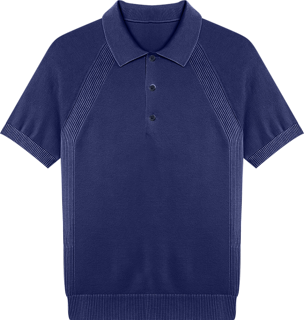 Men's Short Sleeve Textured Polo Sweater, Macy's Exclusive