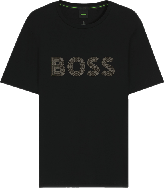 Boss by  Men's Gloss Logo Pima-Cotton T-Shirt