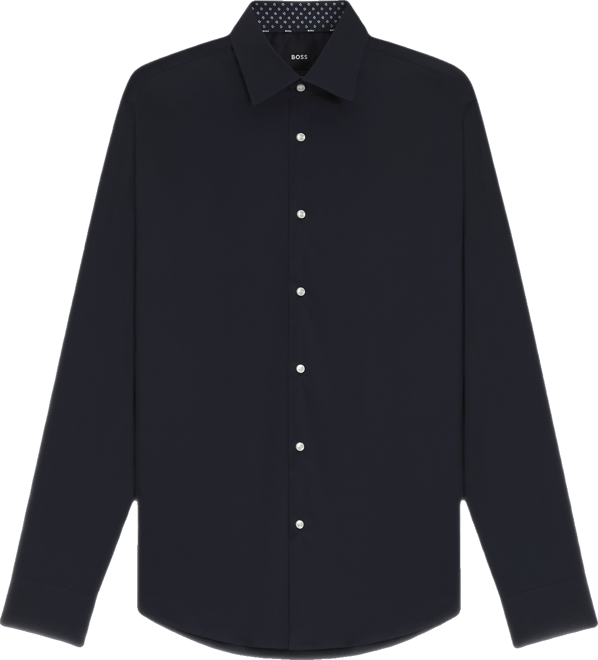 Boss by  Men's Stretch-Cotton Regular-Fit Dress Shirt