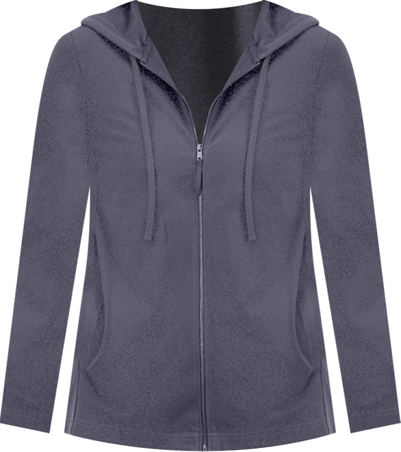 Women's Zip-Front Hooded Sweatshirt, Created for Macy's