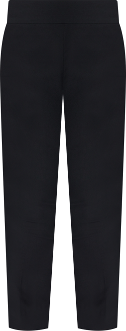 Plus Size Solid Pull-On Trousers