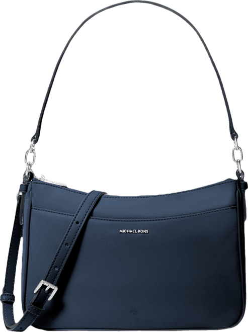 Michael  Jet Set Small Nylon Top Zip Pochette Crossbody