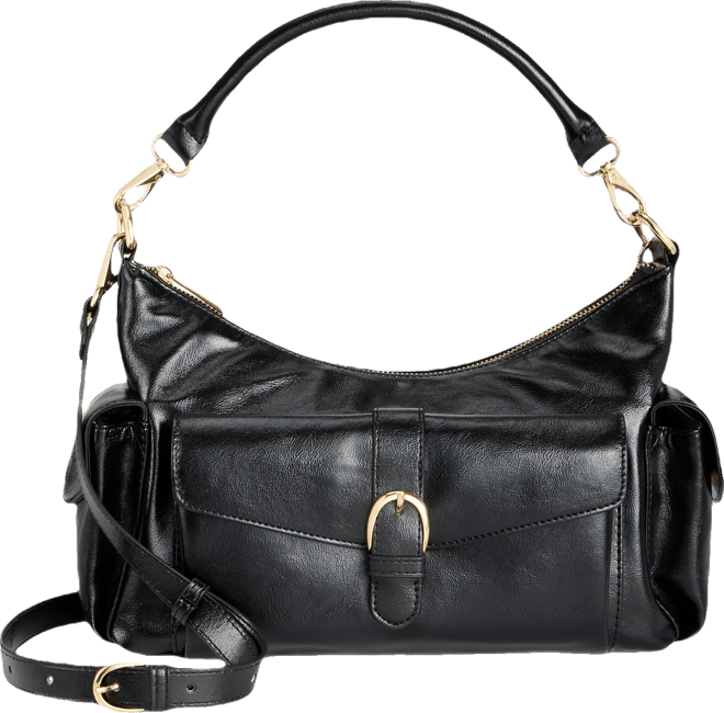 Jynna Medium Glaze Shoulder Bag, Exclusively at Macy's