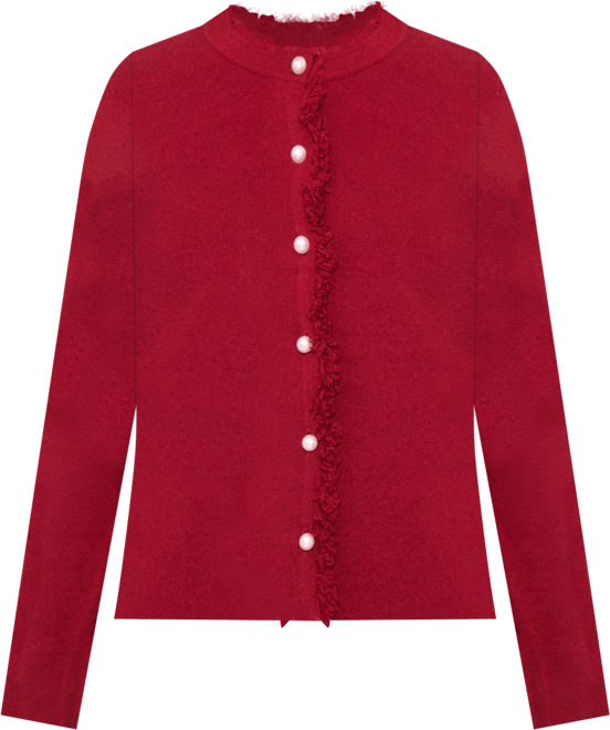 Women's Fringe Long Sleeves Cardigan