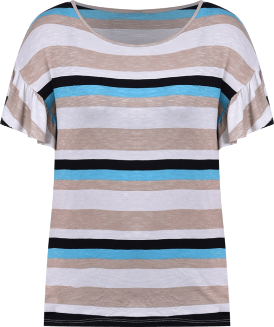 Plus Size Short Bell Sleeve Top