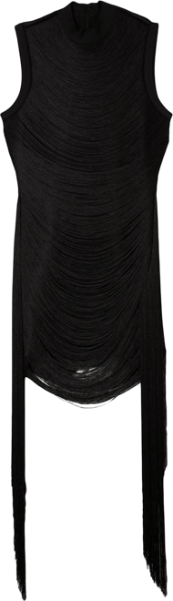 Women's Knit Tassel Mini Dress