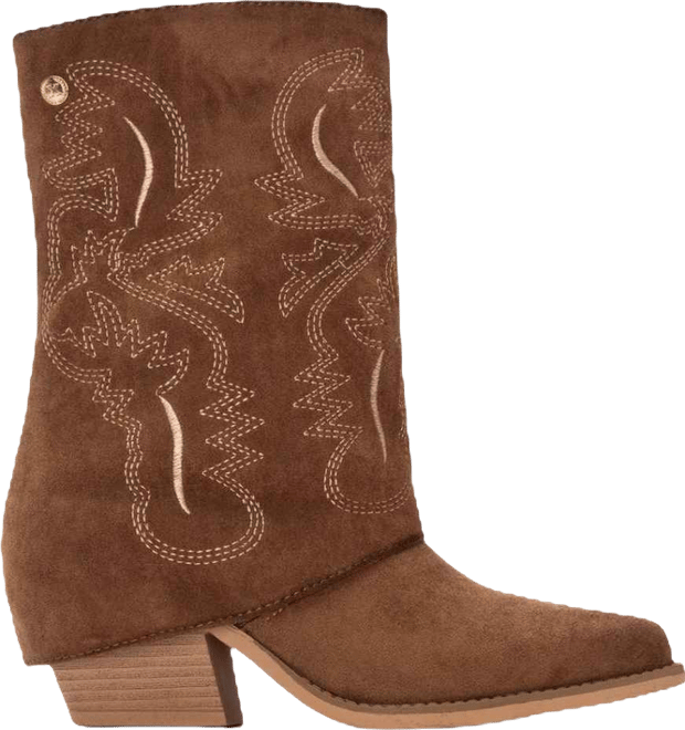 Women's Suede Foldover Booties By 