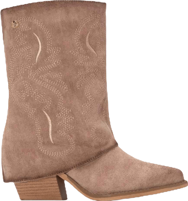 Women's Suede Foldover Booties By 