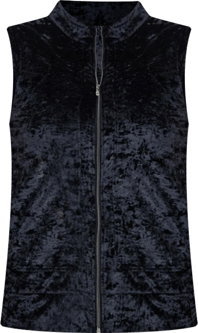 Women's Crushed Velvet Golf Vest