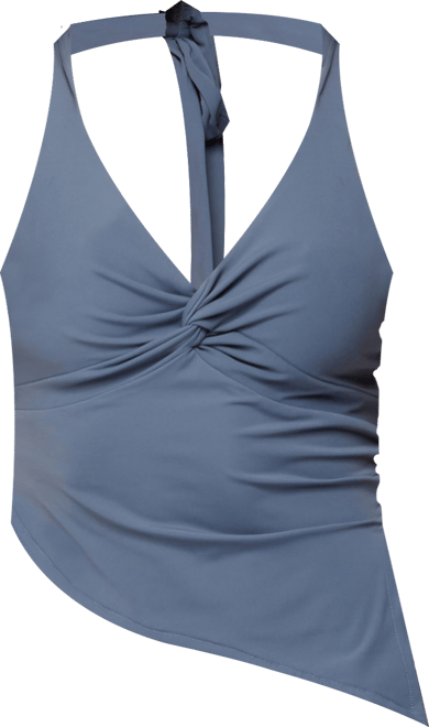 Women's Susanna Asymmetric Twist Halter Top