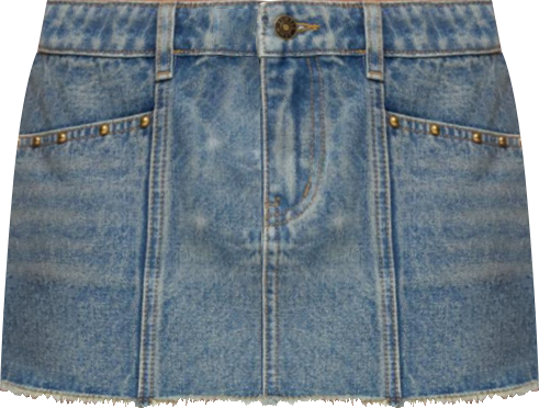 Women's Keiko Studded Denim Mini Skirt