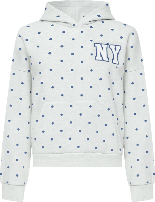 Women's Ny Babe Polka Dot Hoodie