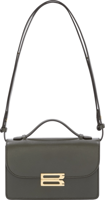 Mini Dorian Bag In Dark Olive Leather