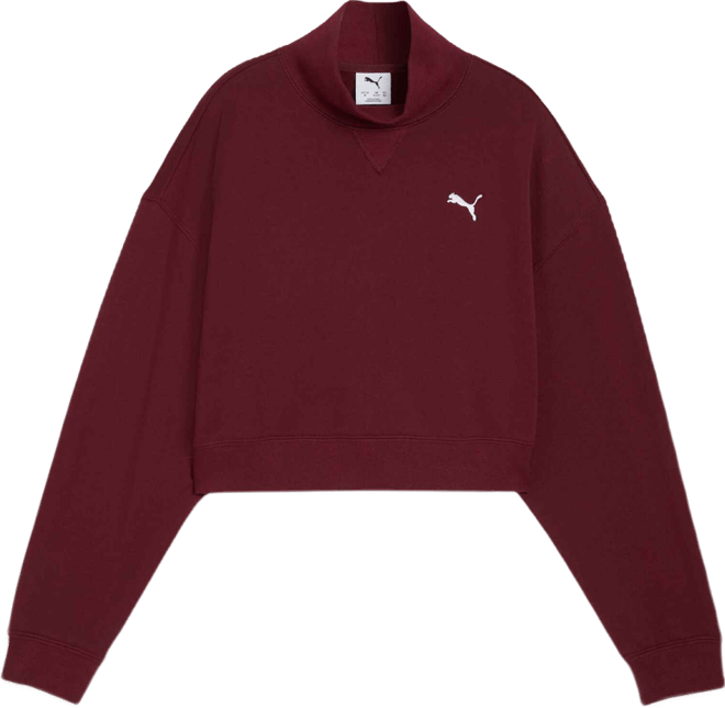 PUMA Wardrobe Essentials Big Kids' Crew Neck Sweatshirt Shoes