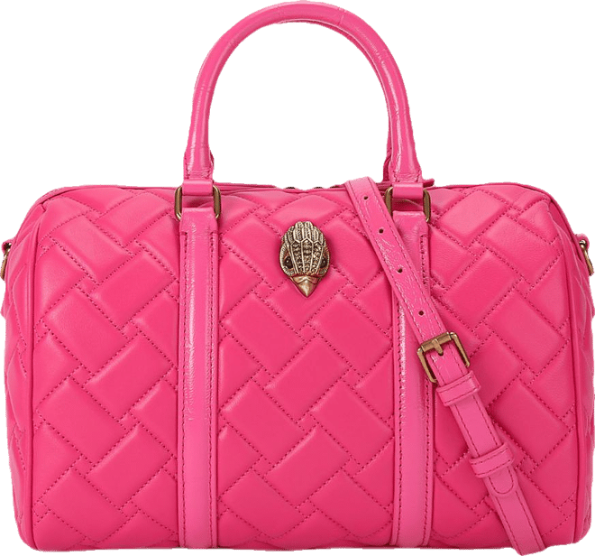 KURT GEIGER LONDON Kensington Boston Drench Quilted Leather