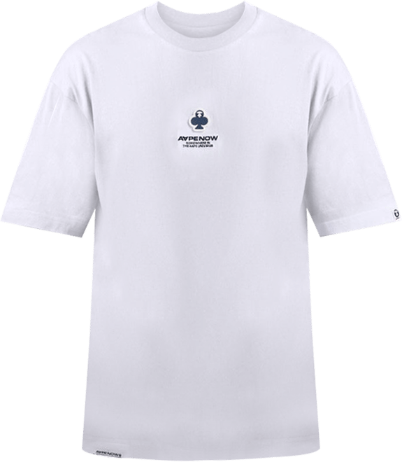 Shop AAPE AAPE Clover Badge Tee AAPTEM1601XXO-WHX white | SNIPES USA