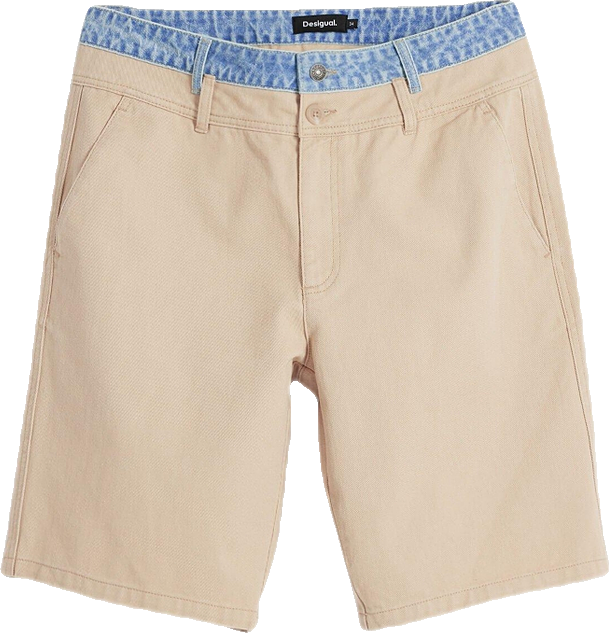 Men's Double-waist Bermuda shorts