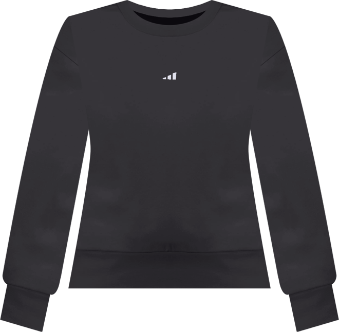 Plus Size Essentials Small-Logo Fleece Sweatshirt